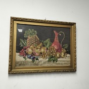 Stary obraz wyszywanka 