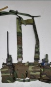 kamizelka chestrig gunner m249 m60 asg airsoft woodland