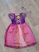 Przebranie, strój, sukienka Roszpunka - rozm 110/116 (120)