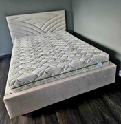 Łóżko sypialniane + materac Laura Alto 140x200 cm NOWE