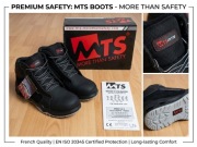 Buty Robocze MTS Vickers Flex S3 – Maksymalna Ochrona (Lekkie, Metal-Free)