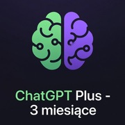 ChatGPT GPT Plus 3 miesiące | Prywatne konto | Bez współdzielenia