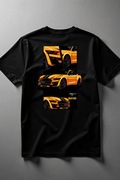 Koszulka M Żółty Ford Mustang | Prezent dla Chłopaka, Fana Motoryzacji