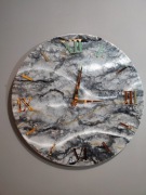 Zegar z żywicy epoksydowej 50cm 