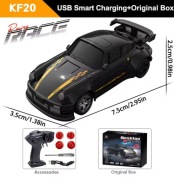 RC Drift Samochód 1:64 4WD Zdalnie Sterowany Mini GTR Wyścigowy