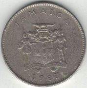 Jamajka 10 cents centów 1987 - 23,6 mm