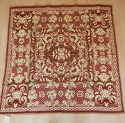 Żakardowa dwustronna kapa narzuta PRL z metką - unikat!!! . 