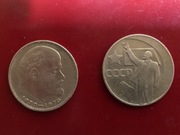 2 monety 1 rublowe 
