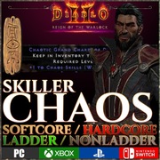 Diablo 2 Resurrected Chaos skiller GC SK plain Warlock Runeword Ladder S13