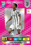 Juan Cuadrado 325 Fans Favourite Karta PANINI FIFA 365 2023