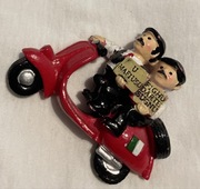 Magnes ceramiczny na lodówkę SYCYLIA Sicilia Włochy Kolekcja Mafia (2)