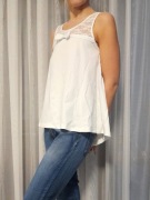 Koszulka biała rozkloszowana M