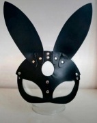 Maska króliczka z Eco skóry 