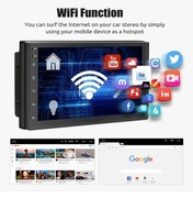 ESSGOO 2 Din Radio samochodowe dotykowe  Carplay Android Auto 7cali