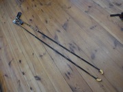 Nowe kijki K2 dł.160 cm, aluminium, do nartorolek