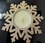 Podstawka na świeczkę (płatek śniegu)