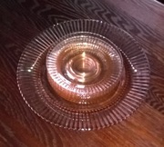 Przepiękny komplet rozalinowy 6 + 1 STAN ! (107)