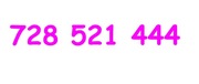 728 521 444 ZŁOTY NUMER T-Mobile / HEYAH