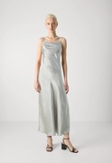 Nowa srebrna z sukienka maxi Selected Femme