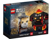 Nowe LEGO BrickHeadz 40631 Gandalf Szary i Balrog, karton 10/10