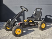 MILLY MALLY Gokart na pedały Thor Black Pompowane koła JAK NOWY