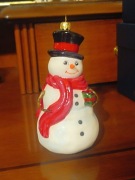 Bombka szklana balwanek komozja 