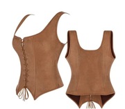 VIntage style gorset gorset wiązany larp cosplay Cottage fairy