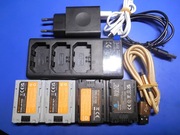 KEF Concept 4szt zestaw NP-FZ100 ładowarka zasilacz markowe aku zamiennik 