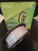 Filament PLA+ 1,75 SILVER srebrny  jedwabisty  0,85 kg
