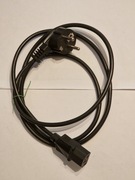 Kabel Zasilający PC/Monitor C13 Prosty - 1.5 m (Wtyk Kątowy)