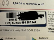 Złoty numer vip. 696 887 444