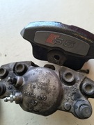 Przednie hamulce zaciski Audi s5 komplet klocki EBC Red stuff SWAP audi a4