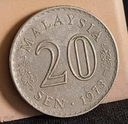 Malezja 20 senów 1973