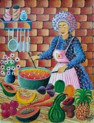 Obraz Art Naif LA CENA - MALARSTWO - KUBA