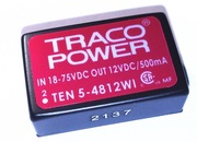 TRACO Przetwornica izolowana DC/DC 5W 12VDC 0,5A