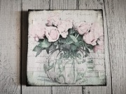 obrazek vintage róże na Dzień Mamy