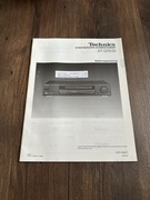 Oryginalna instrukcja obsługi do Tunera Technics ST-GT630 w j niemieckim 