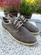 Skórzane Eleganckie Męskie Buty Ecco Rozmiar 45