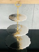 Patera z żywicy epoksydowej 3 poziomy