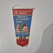 Proporczyk TYCHOWO 1970 r okolice Koszalina 