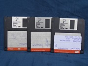 Dyskietki 3,5" 2HD 1,44 MB IMATION 3M używane kolor czarny 3 szt.