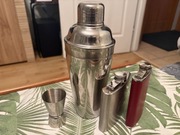 Shaker, miarka, 2x piersiówka