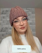 Czapka zimowa 100% wełna