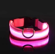 Obroża dla psa Nylonowa dioda LED 