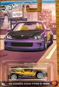 Hot Wheels SILVER Compact Kings 99 Honda Civic Type R (EK9) JLT20 JKX57 2/5