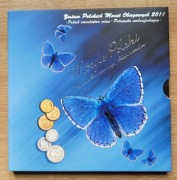 Blister. Polskie monety obiegowe 2011, Motyle Polski