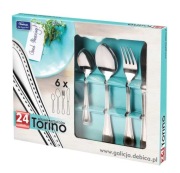 Komplet sztućców Torino 24 sztuki
