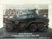 Sd.Kfz.231 6rad 2Pz.Div. FRANCE 1940 - ALTAYA 1/43 unikat  pilot720.pl