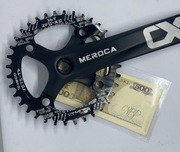 Rowerowa korba MEROKA 170mm, kwadrat, 1x napęd,  lekko porysowana