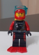 Lego Town City Deep Sea Explorers Scuba Diver - cty0602